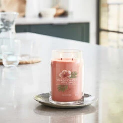 Yankee Candle Tropical Breeze Signature Large Jar Candle -Yankee Candle Sales yankee candle 1629985e tropical breeze signature large jar candle lifestyle 1