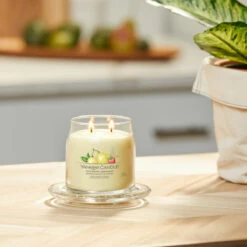 Yankee Candle Iced Berry Lemonade Signature Medium Jar Candle -Yankee Candle Sales yankee candle 1630017e iced berry lemonade signature medium jar candle lifestyle 1