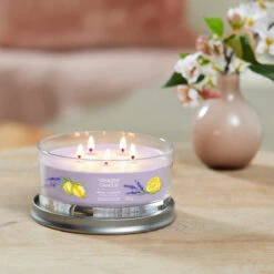 Yankee Candle Lemon Lavender Signature Multi-Wick Tumbler Candle -Yankee Candle Sales yankee candle 1630072e lemon lavender signature multi wick tumbler candle lifestyle 1