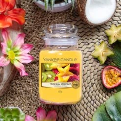 Yankee Candle Tropical Starfruit Large Jar Candle -Yankee Candle Sales yankee candle 1630404e tropical starfruit large jar candle 3