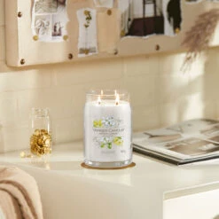 Yankee Candle Midnight Jasmine Signature Large Jar Candle -Yankee Candle Sales yankee candle 1630688e midnight jasmine signature large jar candle lifestyle 1