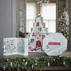 Yankee Candle Snow Globe Wonderland Advent Calendar Wreath -Yankee Candle Sales yankee candle advent 22 group shot 1 1